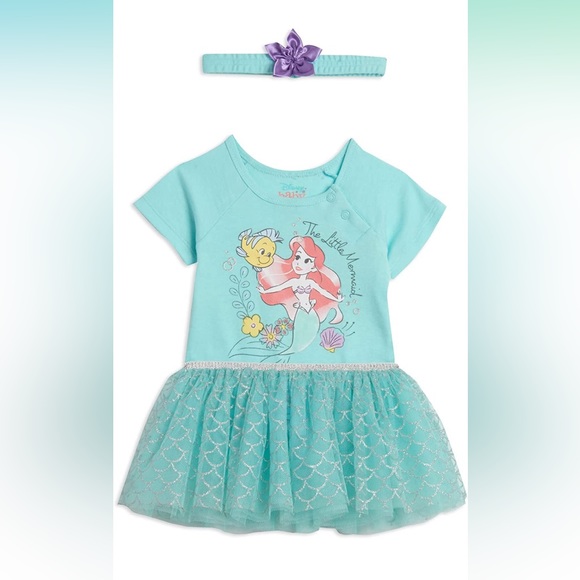 Disney Baby Little Mermaid Tutu set - Picture 2 of 5